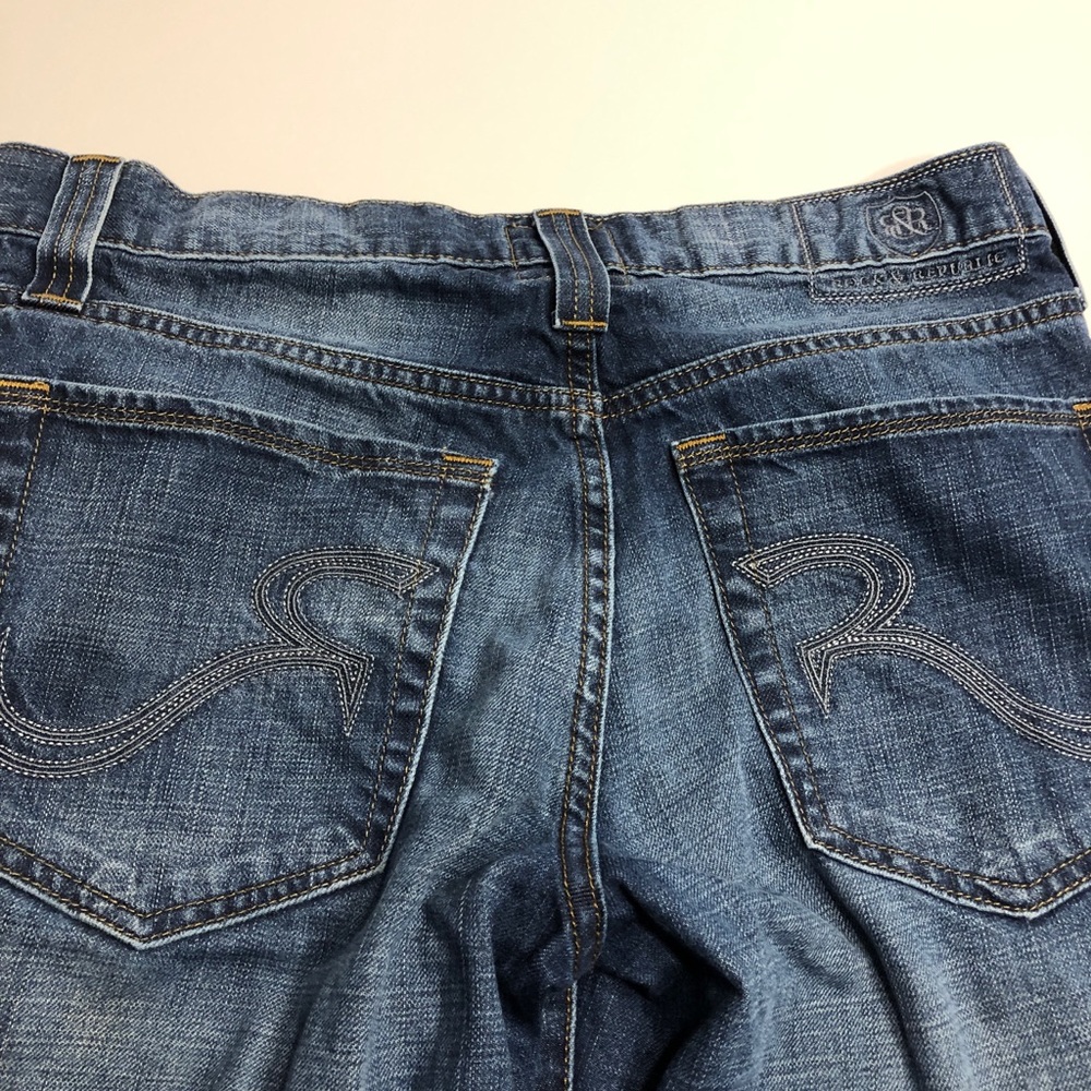 Rock and Republic Womens Blue Jeans 32x32 Boot Cut - Picture 3 of 7